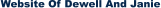 Website Of Dewell And Janie